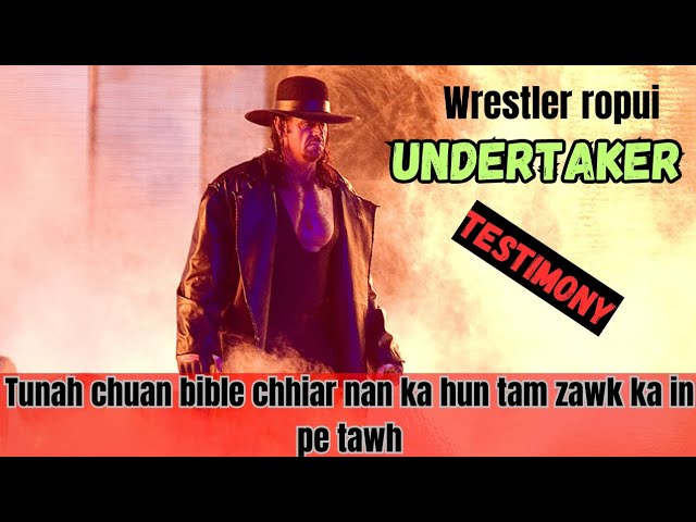 WWE Wrestler ropui UNDERTAKER testimony ropui.. class=