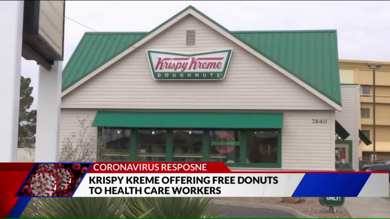 Krispy Kreme is giving out a free dozen doughnuts to healthcare ...