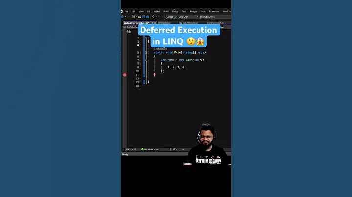#day97 - This deferred execution concept of LINQ will blow your mind 😉 #coding #csharp #dotnet thumbnail