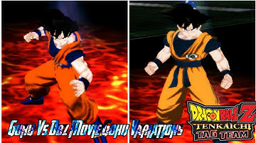 Goku Vs Dbz Movie Goku Variations | Dragon Ball Z Ultimate Tenkaichi Tag Team Mods by Dbsvideos