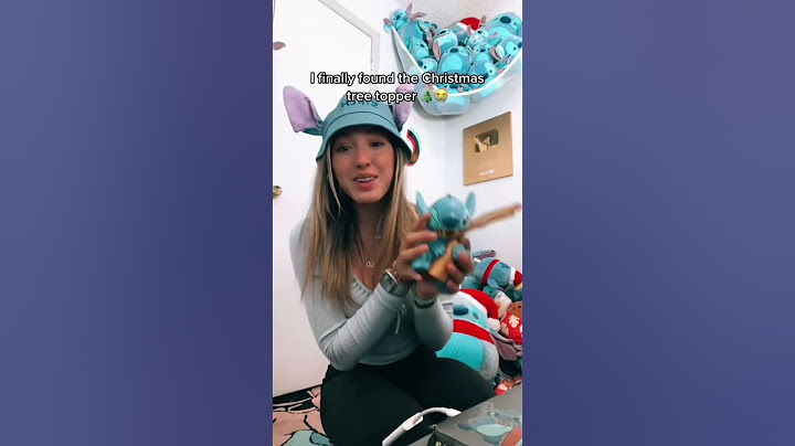 Stitch Christmas tree star 🌟 #shorts