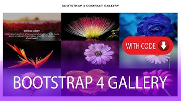 How to create Responsive LightBox Gallery with Bootstrap 4 with code