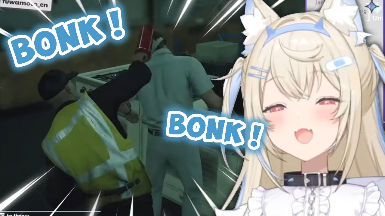 Moment Fuwawa BONK! BONK!