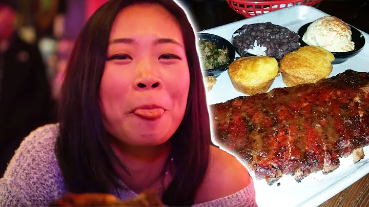 Chinese Girl Tries American BBQ For the First Time - DayDayNews