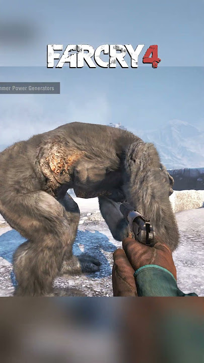 I killed a yeti in Far Cry 4