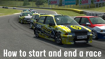 LFS [FM] GTi - KY3R - how to start and end a race