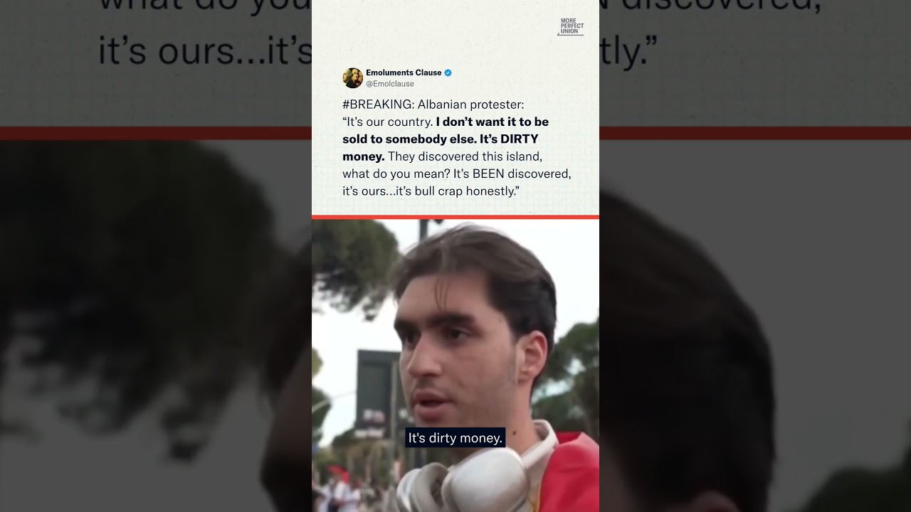 Albanian Citizen Calls Out Jared Kushner