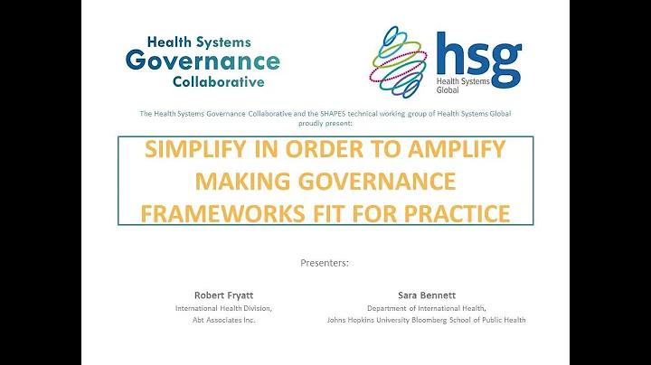 Webinar - Simplify in order to amplify (presentati...