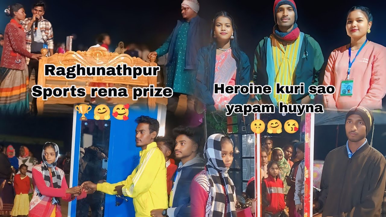 Raghunathpur Sports Program Santli vlog video 📸🤫😘