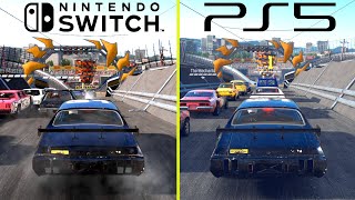 Wreckfest Nintendo Switch vs PS5 Early Graphics Comparison
