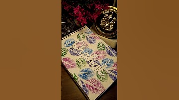 Comment name you want ⁉️#art #nameart #leafart #shortvideo #shorts