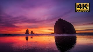 AMBIENCE | Oregon Coast In 4K by Visual Escape - Relaxing Music with 4K Visuals 221 views 3 weeks ago 1 hour, 29 minutes