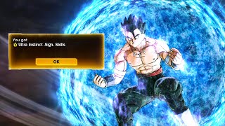 HOW TO UNLOCK ULTRA INSTINCT -SIGN- SKILLS IN DRAGON BALL XENOVERSE 2 screenshot 5