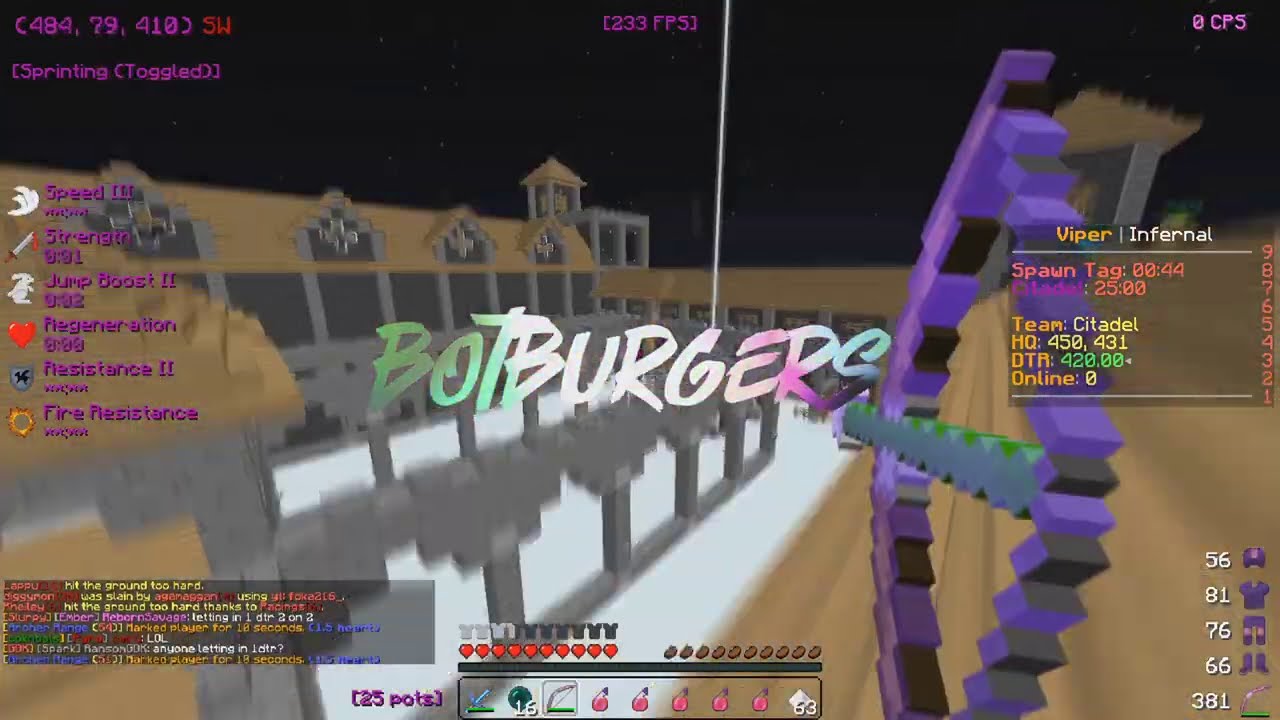 botburgers vs wanheda @ CITADEL (ARCHER 🏹 POV)