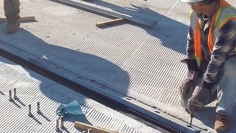 Installation of Watertight Expansion Joint Seals