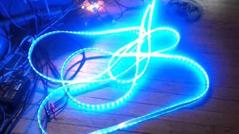 Ws2812b 5m strip on teensy with atx power supply