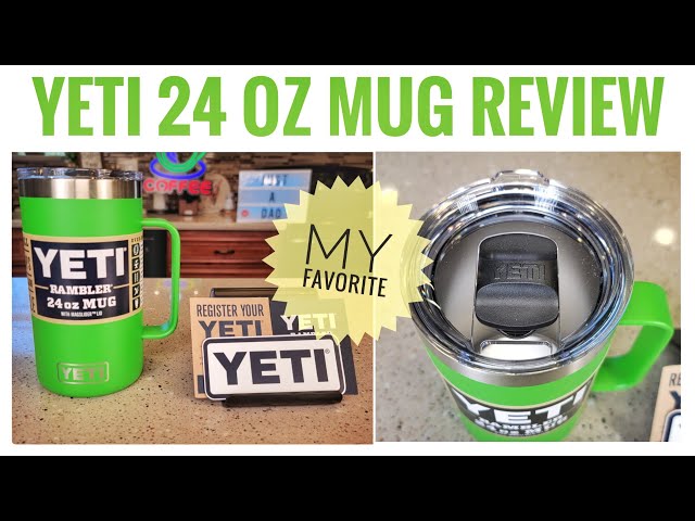 YETI RAMBLER 24 OZ MUG (Charcoal) Unboxing 