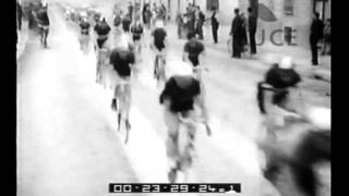 Il 24° giro ciclistico d'Italia. Olmo, il più veloce corridore del mondo, si aggiudica la 1°