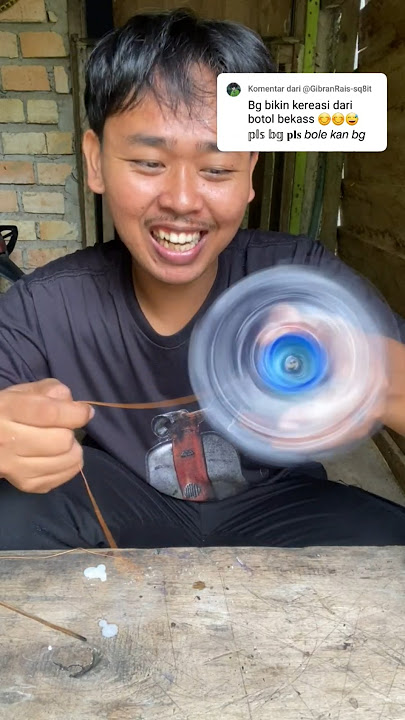 GUA TUNJUKIN KIPAS ANGIN DARI BOTOL BEKAS #shorts #masukberanda #fyp #diy