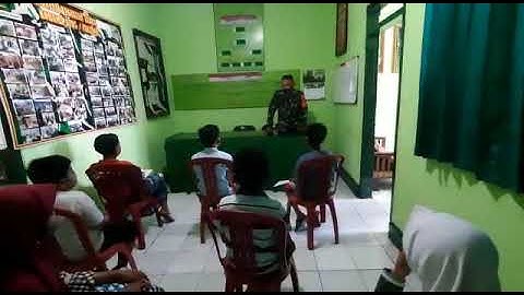 Belajar daring di koramil 1705 cikijing