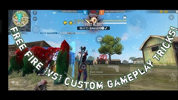 Free fire custom gameplay / free fire 1vs1 custom game/free fire 1v1 custom gameplay tricks 👍