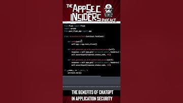 Using ChatGPT to Write Unit Tests - The AppSec Insiders Podcast