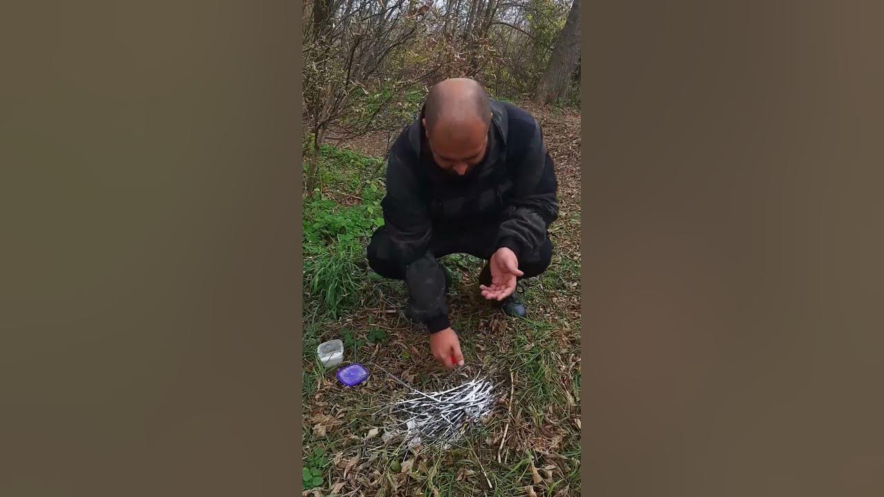 Как развести костер в сыром лесу с помощью муки и сахара - YouTube