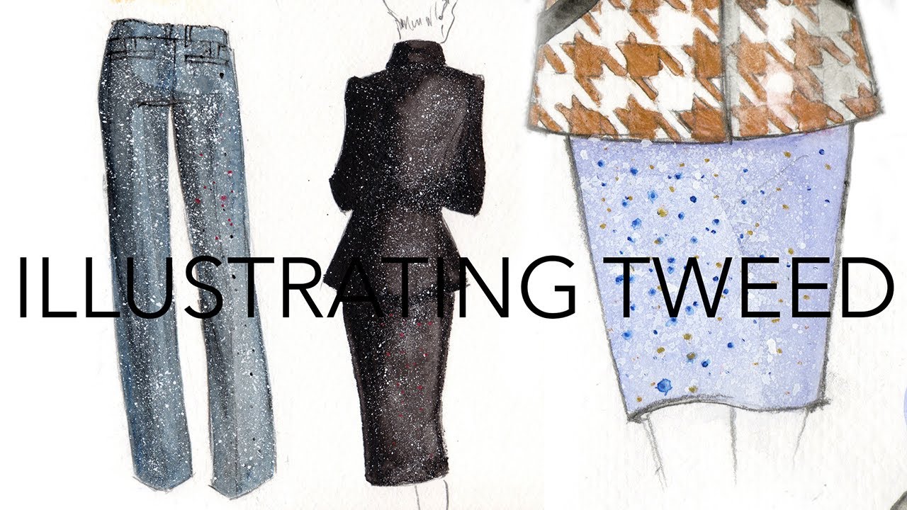 fashion illustration zoe hong fashion illustration tutorial tweed fashion illustration zoe hong fashion illustration tutorial tweed