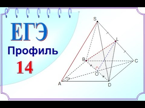 ЕГЭ Задание 14 Правильная четырехугольная пирамида Площадь поверхности