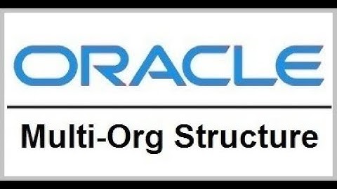 Oracle Multi Org Structure Step 2 (Defining Responsibilities and User)
