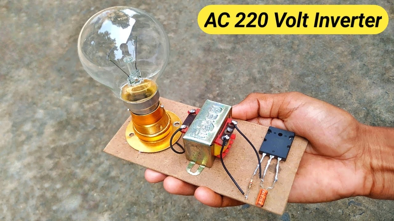 How to make inverter | dc to ac | 12v to 220v Inverter | simple ...