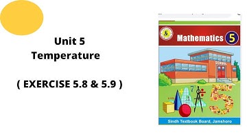 Unit 5 Distance, Time and Temperature   Exercise  5.8 and 5.9 class 5 Math