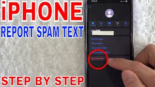 ✅ How To Report Spam Text On iPhone 🔴