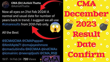 cma inter/final dec 2023 result date confirmed😱 by icmai|cma december 2023 result😭 official date out