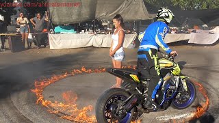 Paulo Martinho Freestyle Stunt Show. Yamaha Moto Sport, Cross, Quad. Saudel, Sabrosa. 2023-08-07