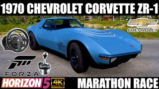 Forza Horizon 5 - 1970 Chevrolet Corvette ZR-1 Stock | Marathon Race | Thrustmaster T300 RS | TH8A