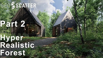 Blender Hyper-Realistic Forest Tutorial – Part 2: Lighting, HDRI & Full Scene Scattering