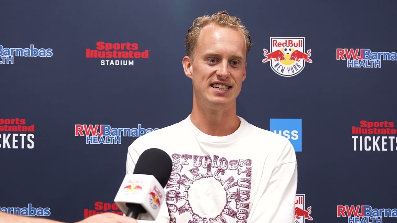 Gustav Berggren on Assisting the Opener & Red Bulls' Win | Post-Game Interview