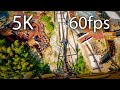 Toutatis front seat on-ride 5K POV @60FPS Parc Asterix