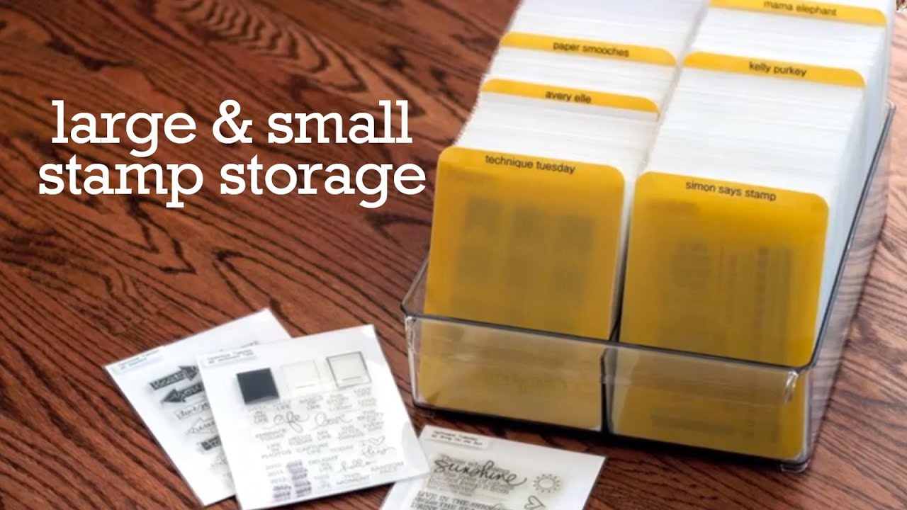 Video: Small & Large Clear Stamp Storage - Jennifer McGuire Ink