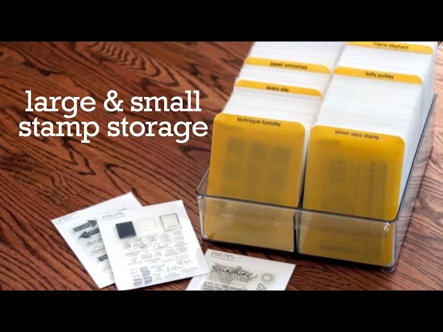 Stamp Storage: Large and Small Stamps 