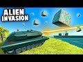 Amazing ANTI-UFO TANK vs ALIEN INVASION! (Ravenfield Best Mods)