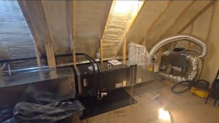 HVAC & ERV System For New Energy Efficient Homes