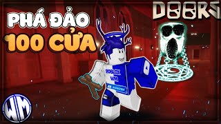 😳Mình Phá Đảo 100 Cánh Cửa Trong Update Siêu Khó Của Roblox Doors