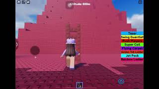 Getting to the end Impossible Ladder Climb Obby!