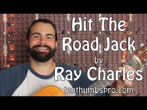 Hit the Road Jack - Ray Charles - Easy Beginner 5 minute Guitar Tutorial