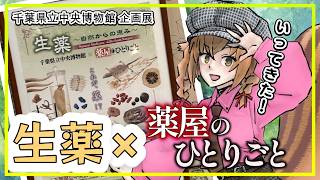 【 感想 】 千葉の県立博物館×薬屋のひとりごと！？企画展『生薬～自然からの恵み～』に行ってきたよ～～～～～～！！ 【 #個人Vtuber #生薬 #漢方  】のサムネイル