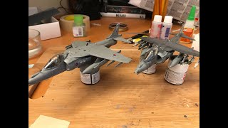 Airfix 1/72 Harrier GR7/GR9 Double Build - Full Build