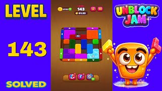 Unblock Jam Level 143 Walkthrough Solution