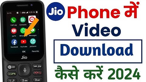 Jio phone me video kaise download kare 2024 | Jio phone me video kaise download kare 101% Working